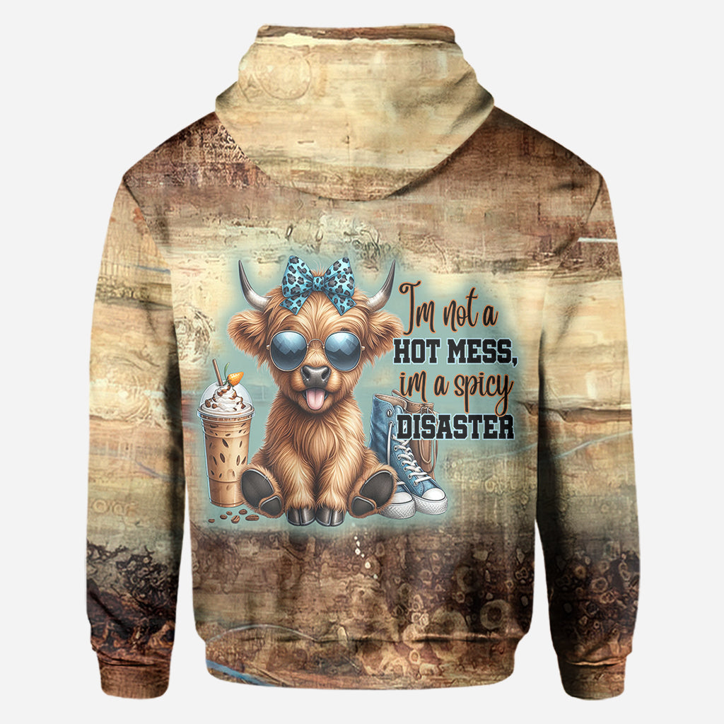 Je ne suis pas un désastre ambulant - T-shirt personnalisé intégral