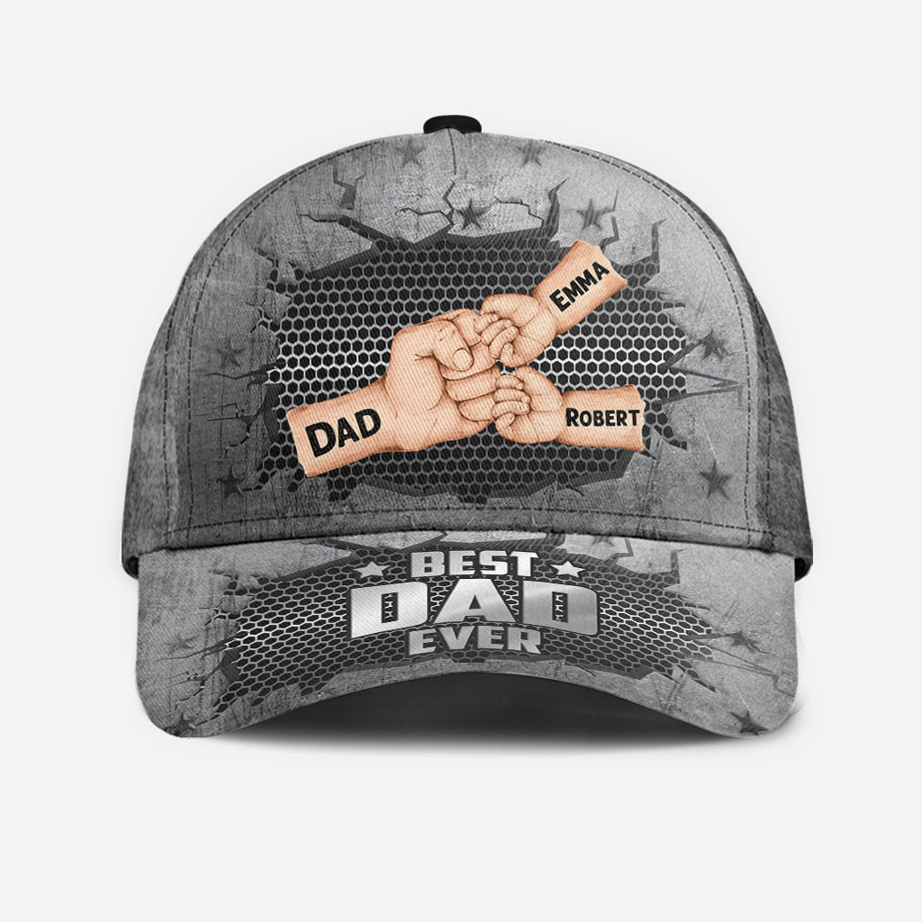 Meilleur papa du monde - Casquette classique personnalisée pour papa