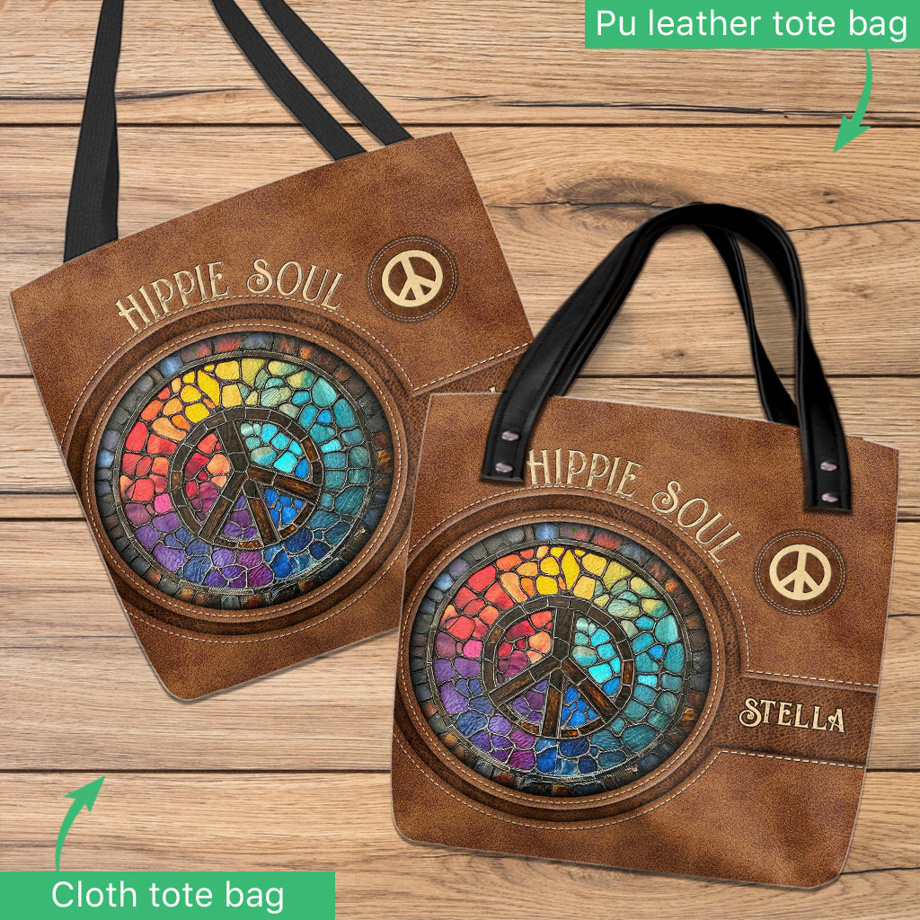 Sac fourre-tout hippie personnalisé Hippie Soul