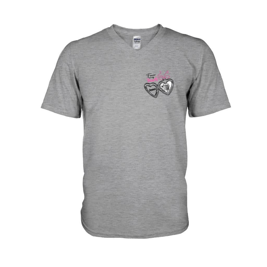 Forever In My Heart - Personalized Memorial T-shirt And Hoodie