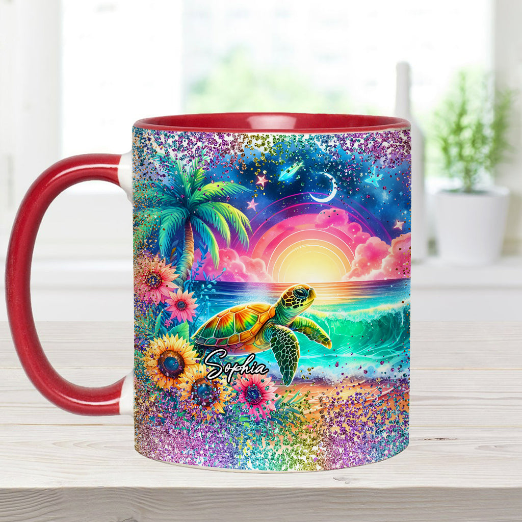 Love Turtles - Personalized Turtle Accent Mug
