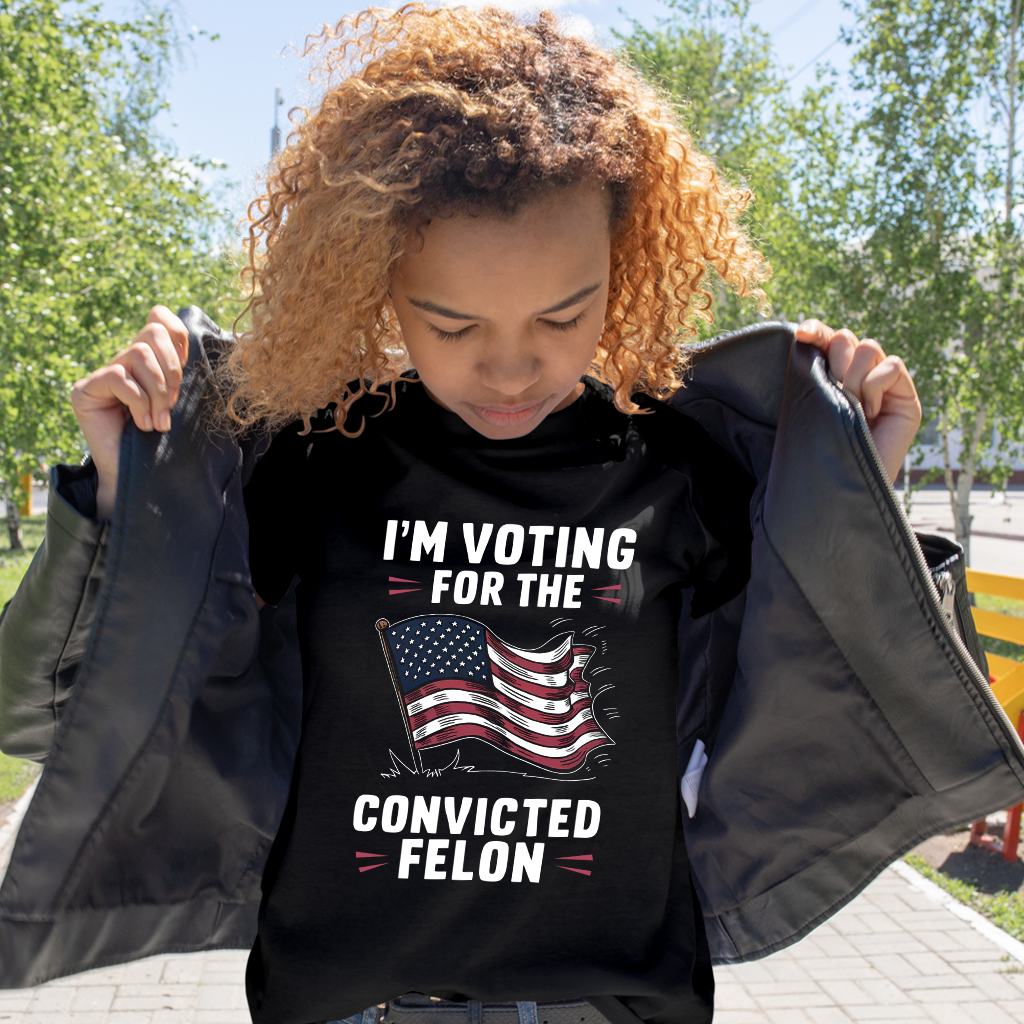 T-shirt « Trump condamné pour crime », T-shirt Trump 2024, T-shirt républicain, T-shirt « Voter », T-shirt MAGA 2024, T-shirt « Élection Donald Trump »