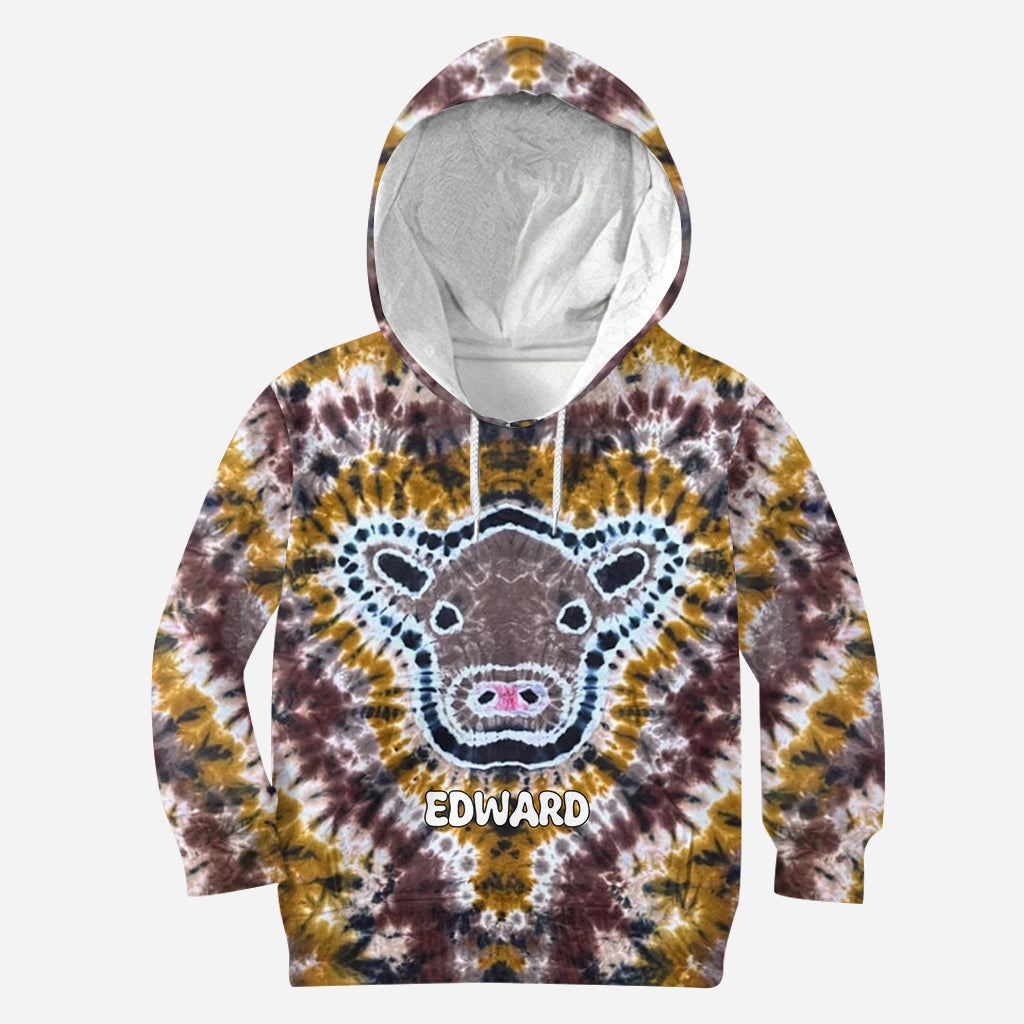 T-shirt personnalisé vache colorée - Vache intégrale