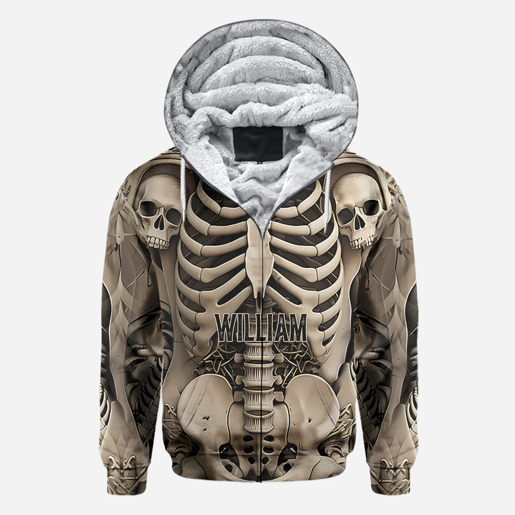 T-shirt personnalisé « Love Skulls » avec motif tête de mort.