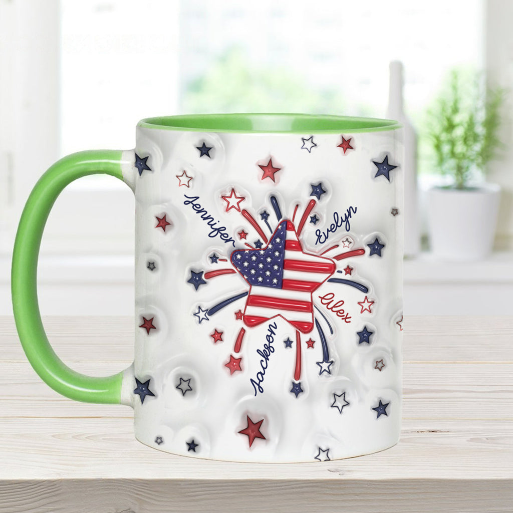Mug personnalisé « Petite étoile de grand-mère » pour le 4 juillet