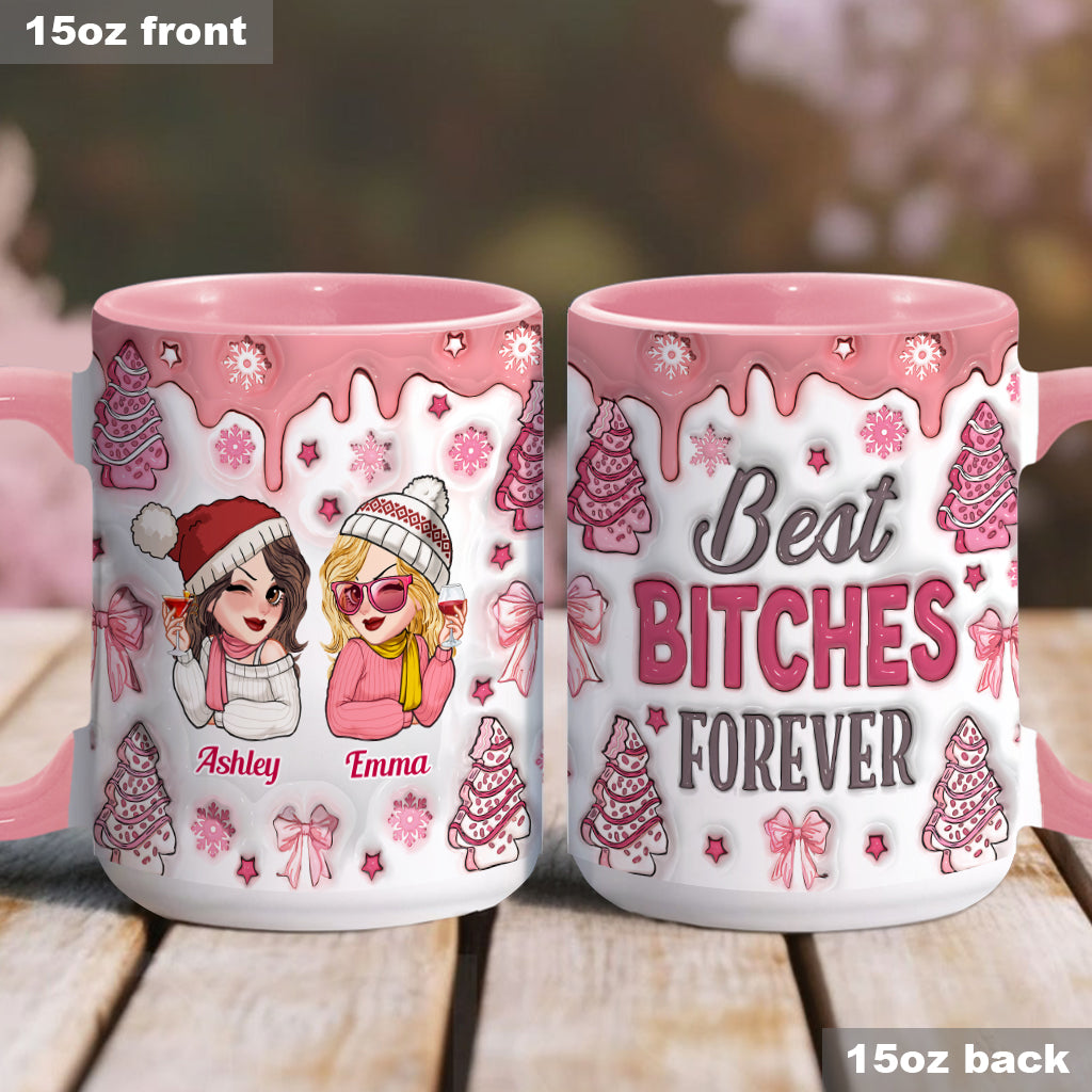 Meilleures amies du monde - Mug personnalisé Bestie Accent Mug