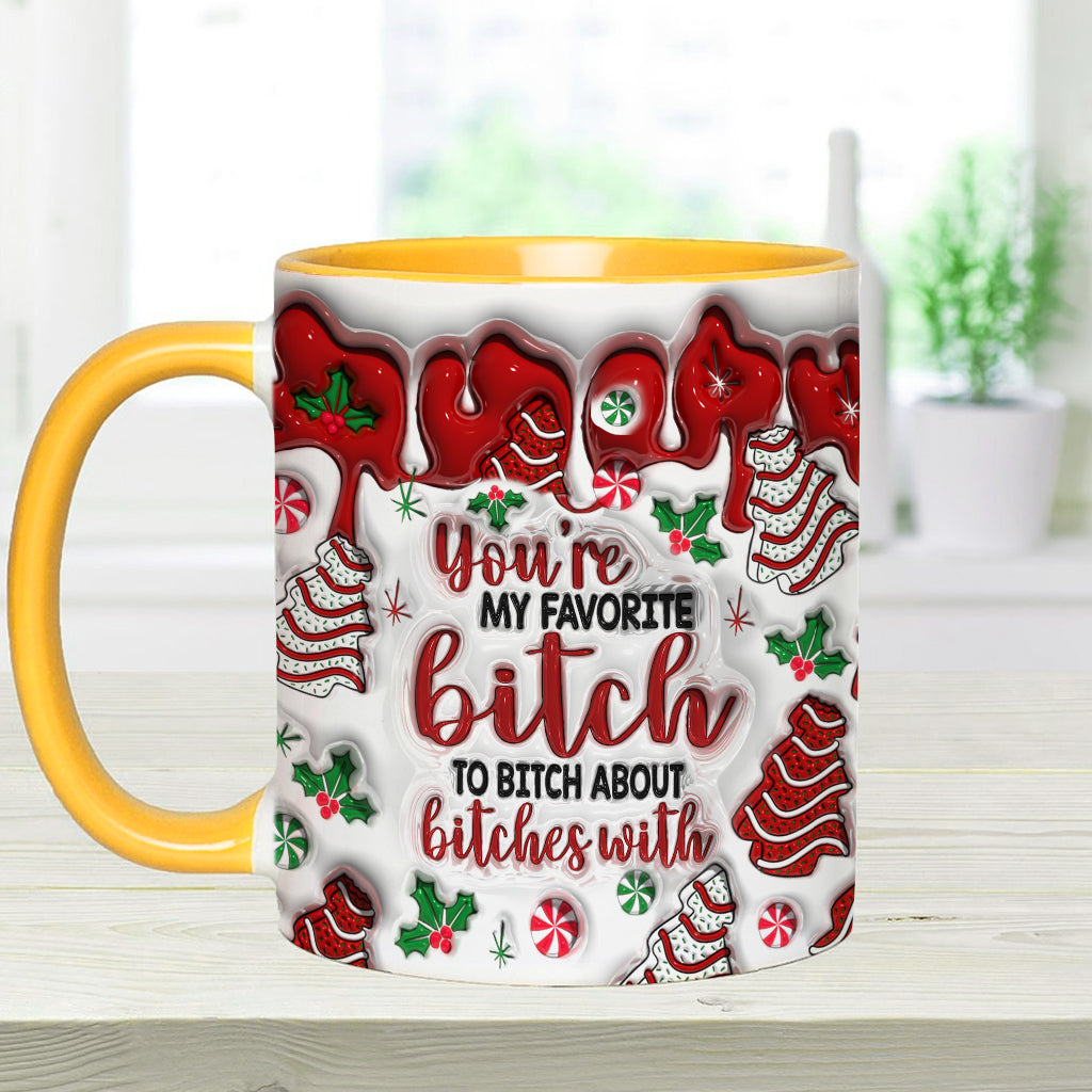 Best Bitches - Personalized Bestie Accent Mug