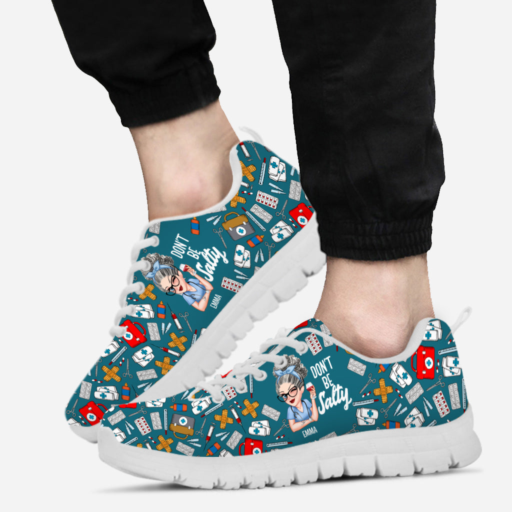 Ne soyez pas aigris - Baskets personnalisées pour infirmières