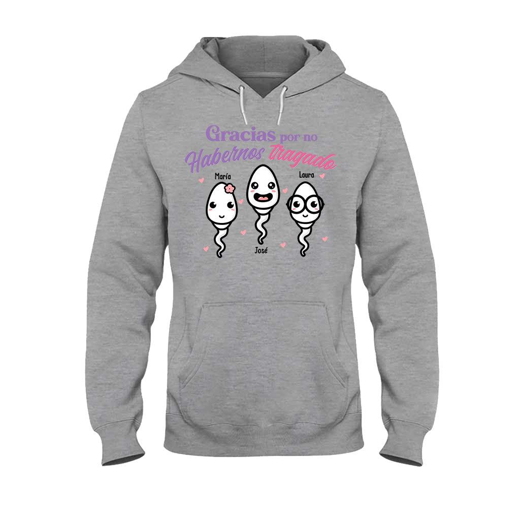 Gracias Por No Habernos Tragado - T-shirt et sweat à capuche personnalisés pour mère