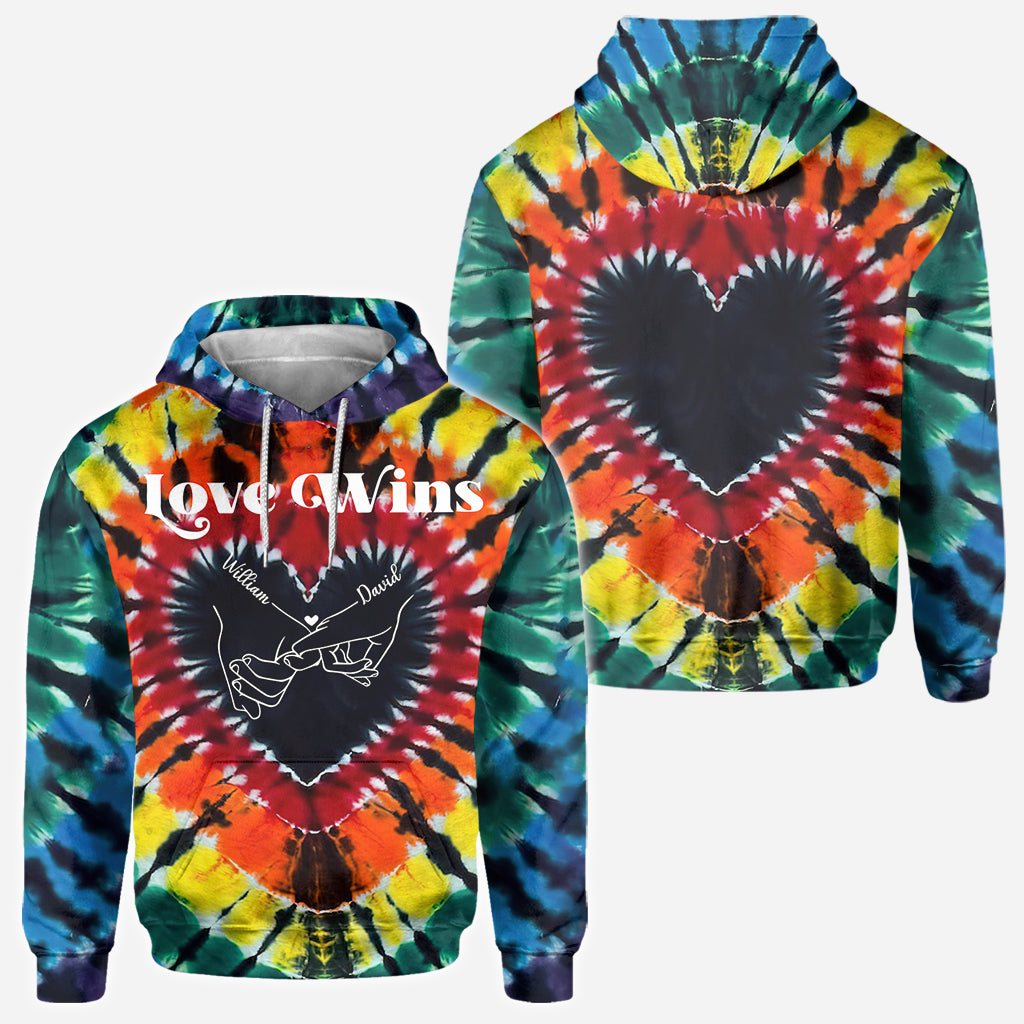 L'amour triomphe - T-shirt personnalisé de soutien LGBT