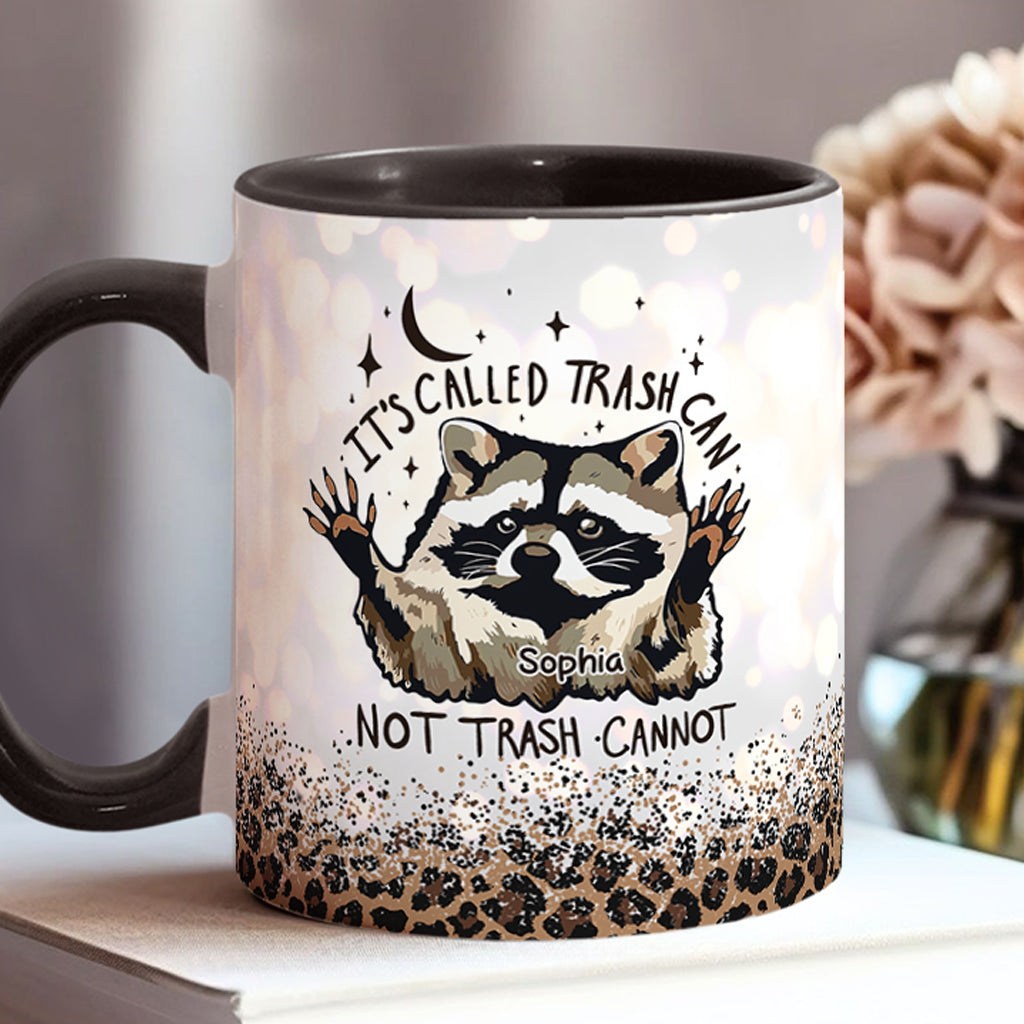 Trash Cannot - Personalized Raccoon Accent Mug