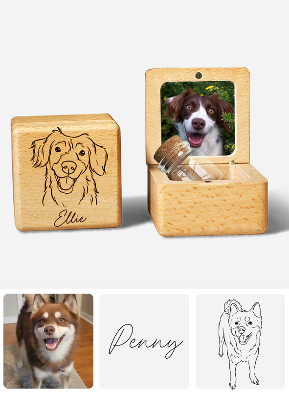 Tu me manques, petit pote ! – Souvenir personnalisé en fourrure pour chien