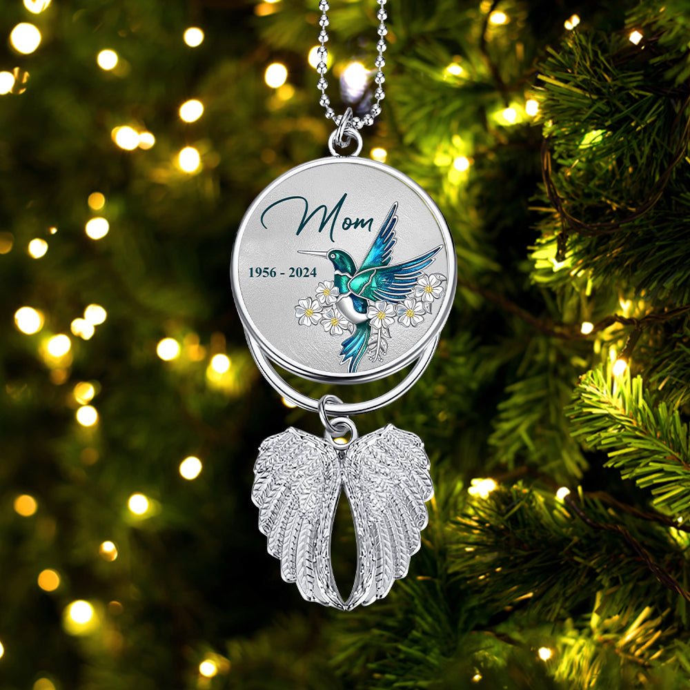 Forever In My Heart - Personalized Memorial Wings Ornament