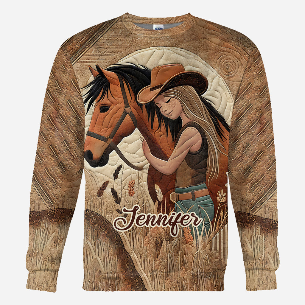 Amoureux des chevaux - T-shirt personnalisé avec motif cheval