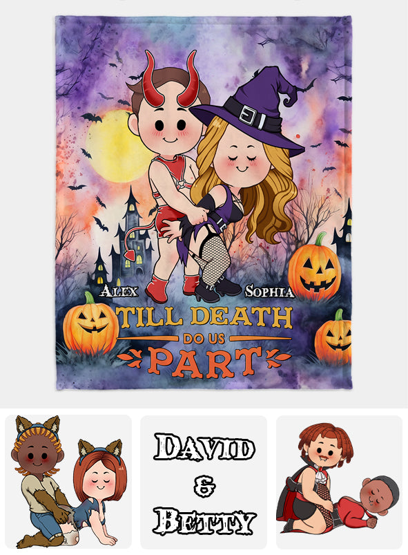 Jusqu'à ce que la mort nous sépare - Couverture personnalisée pour couple