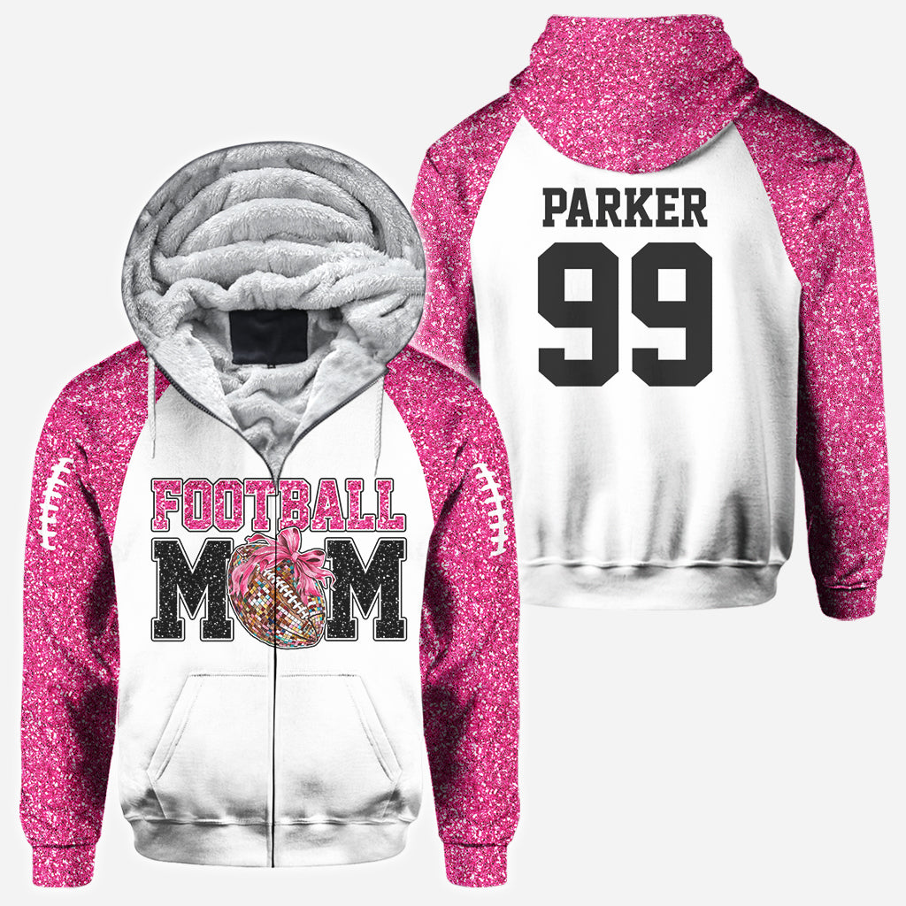 Football Mom Croquette - Personalized Football All Over Shirt