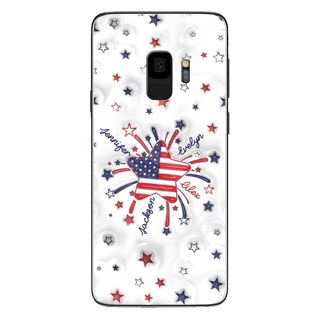 Coque de téléphone personnalisée « Petite étoile de grand-mère » pour le 4 juillet