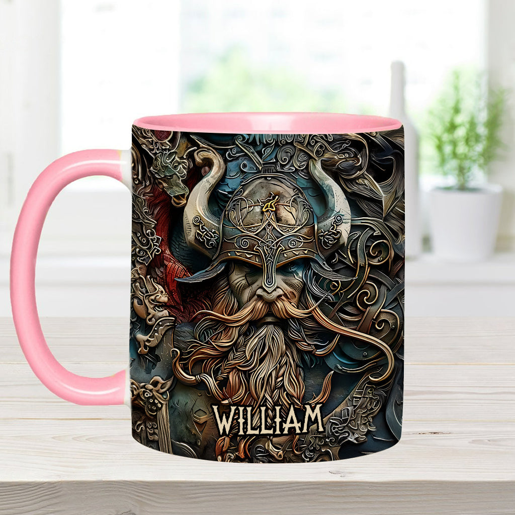 Mug personnalisé « Héros Viking Vintage » - Mug Viking à l'accent viking