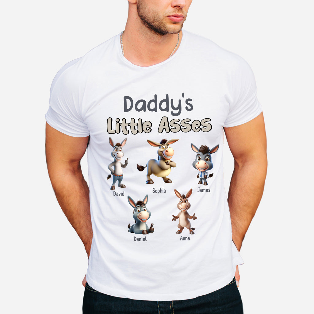 Les petits chéris de papa - T-shirt et sweat à capuche personnalisés pour papa
