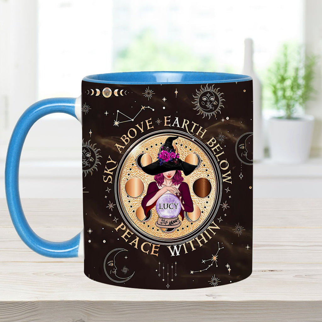 Comme en haut, comme en bas - Mug personnalisé à l'effigie d'une sorcière