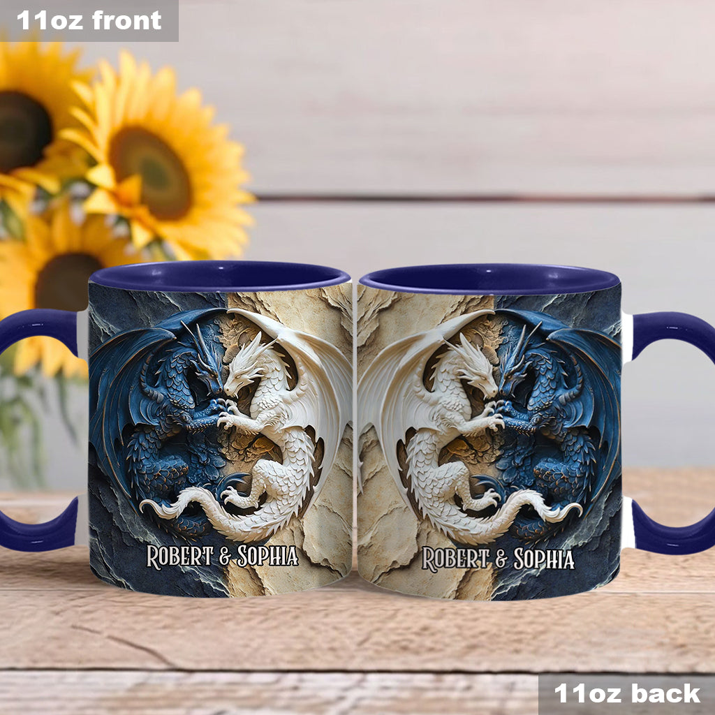 Mug personnalisé « J’adore les dragons »