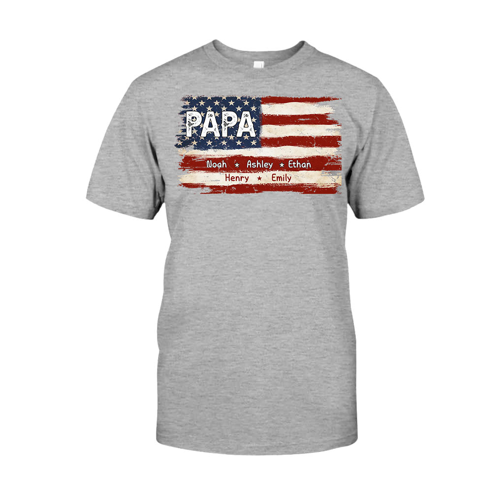 La vie de papa pour le 4 juillet - T-shirt et sweat à capuche personnalisés pour papa