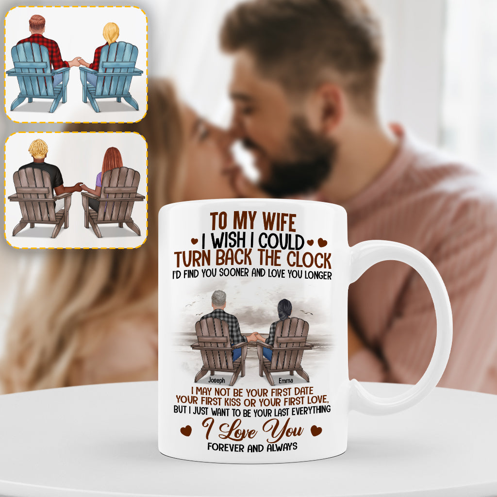 Mug personnalisé pour couple : Si seulement je pouvais remonter le temps !