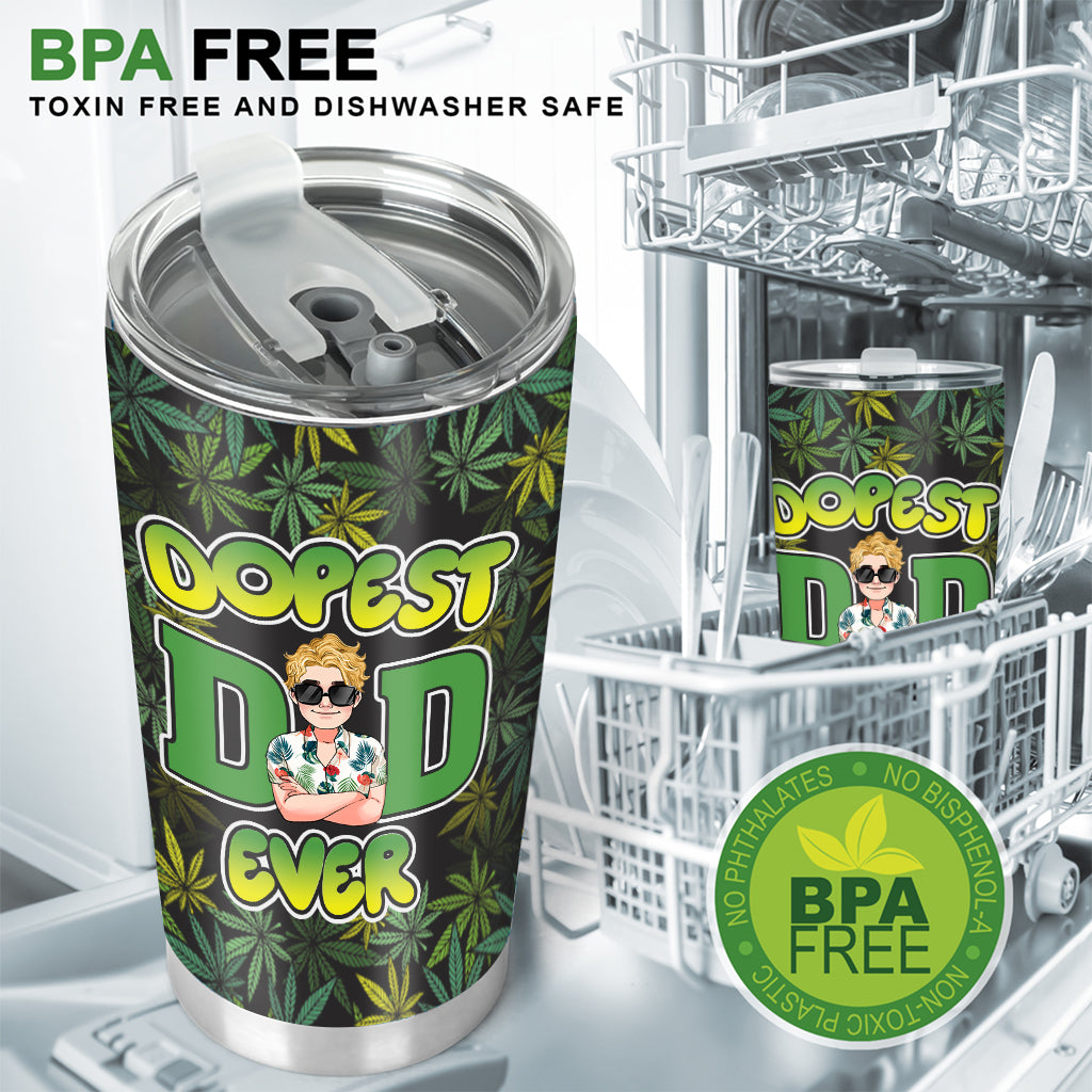 Papa le plus cool, papa du cannabis - Gobelet à cannabis personnalisé