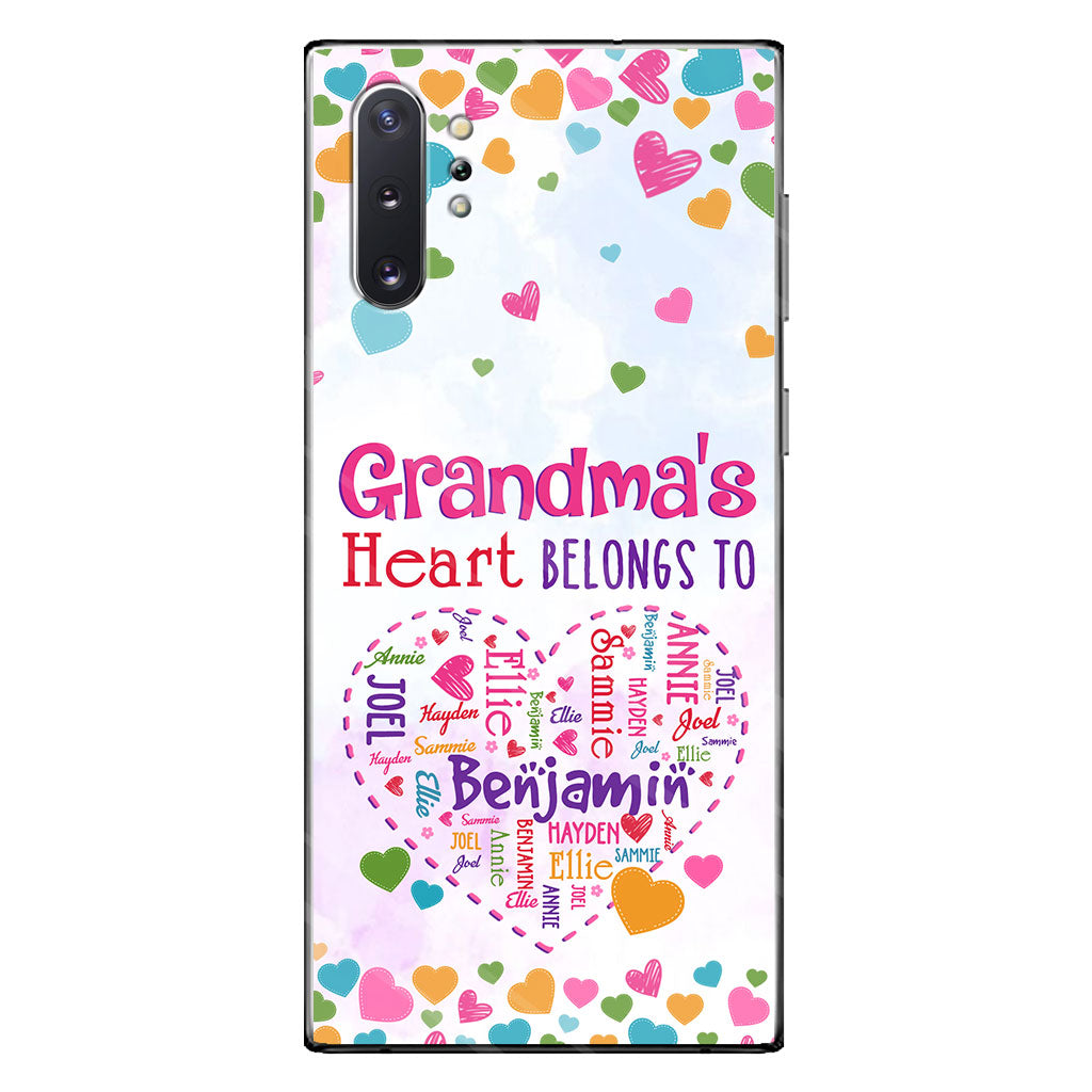 Coque de téléphone personnalisée « Le cœur de grand-mère »