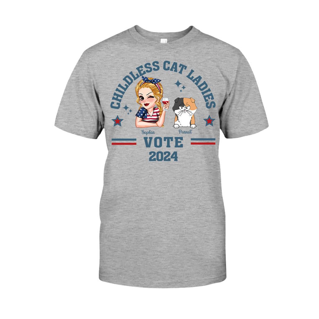 Childless Cat Ladies - Personalized Cat T-shirt And Hoodie