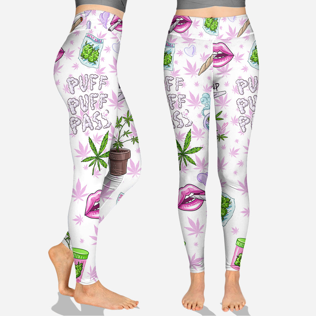 Puff Puff Pass - Débardeur et legging Weed Cross personnalisés