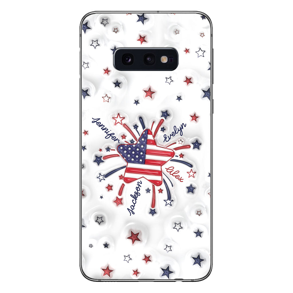 Coque de téléphone personnalisée « Petite étoile de grand-mère » pour le 4 juillet