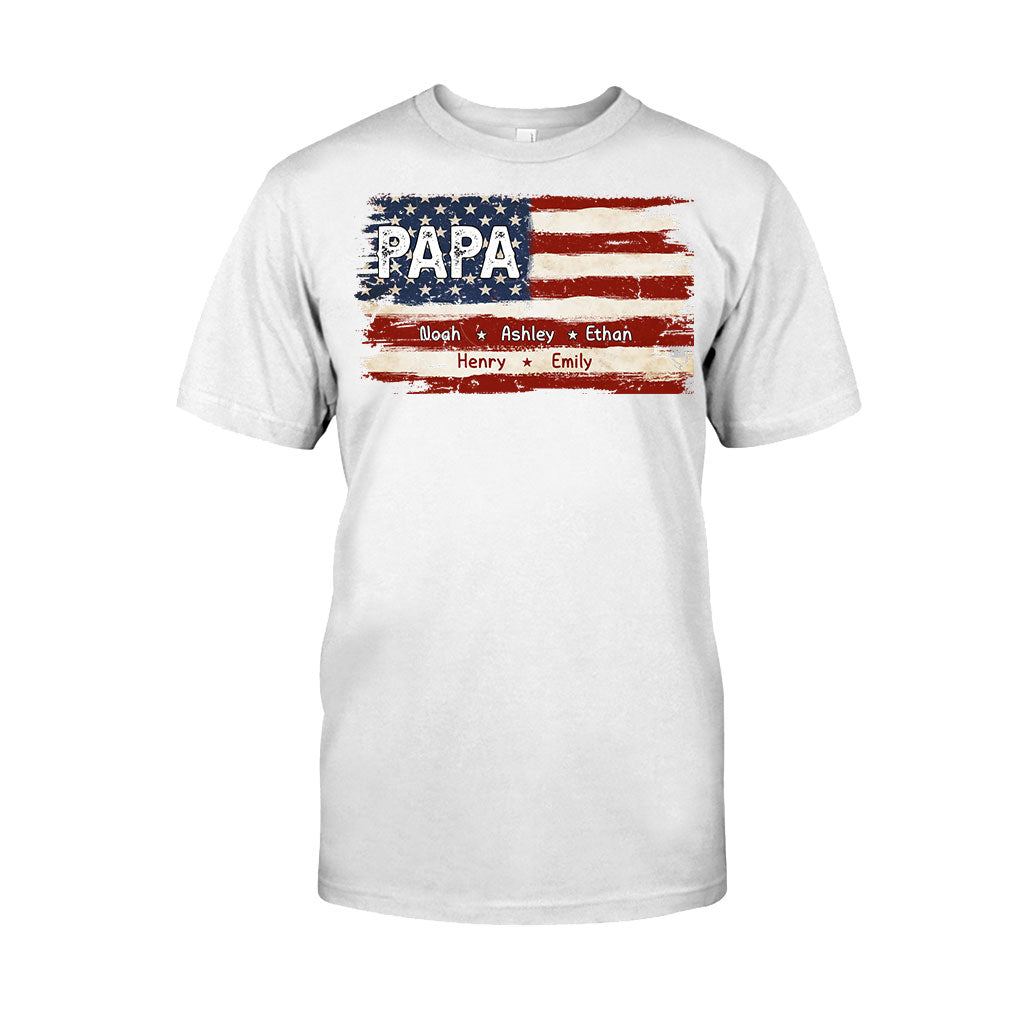 La vie de papa pour le 4 juillet - T-shirt et sweat à capuche personnalisés pour papa