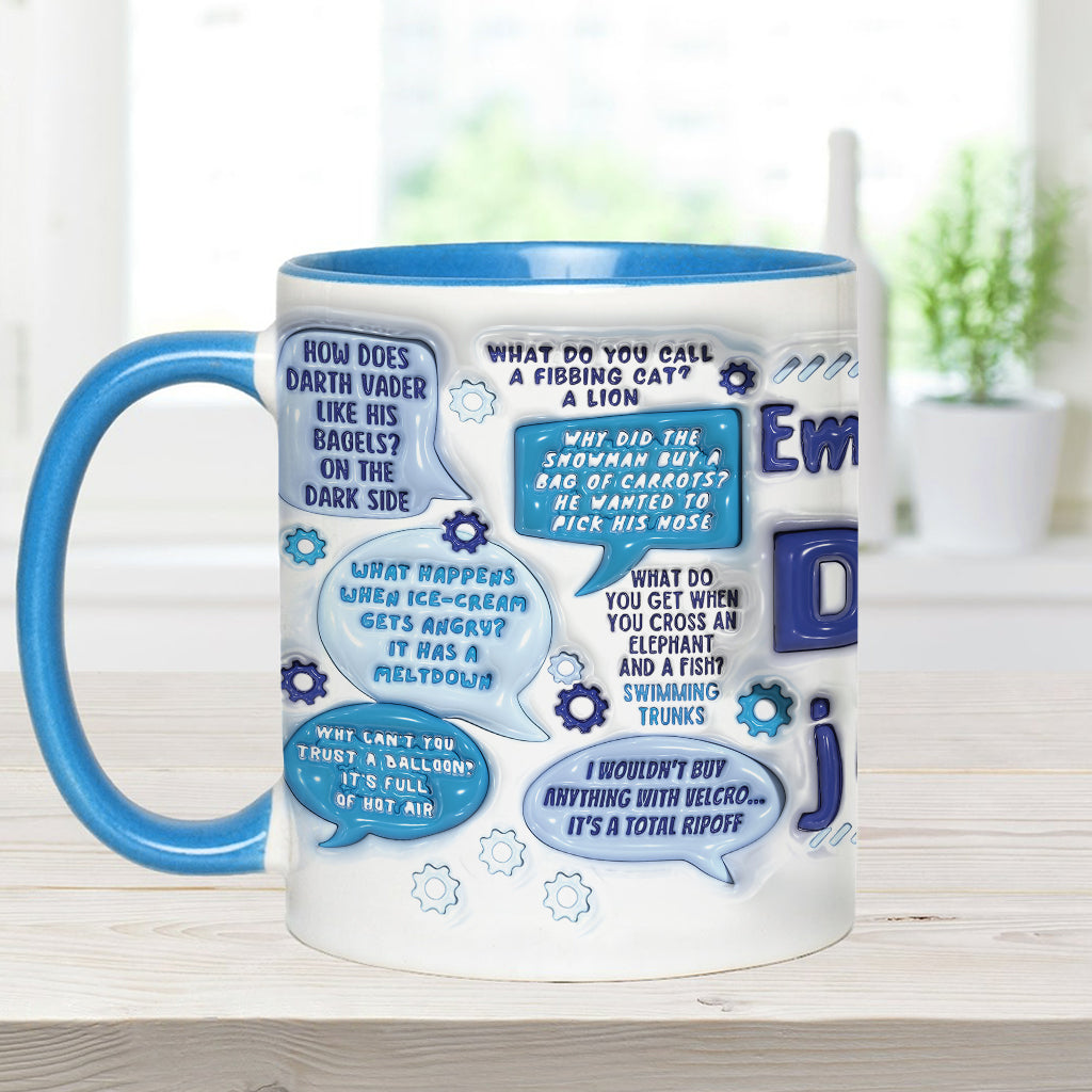 Urgence blagues de papa - Mug personnalisé pour papa