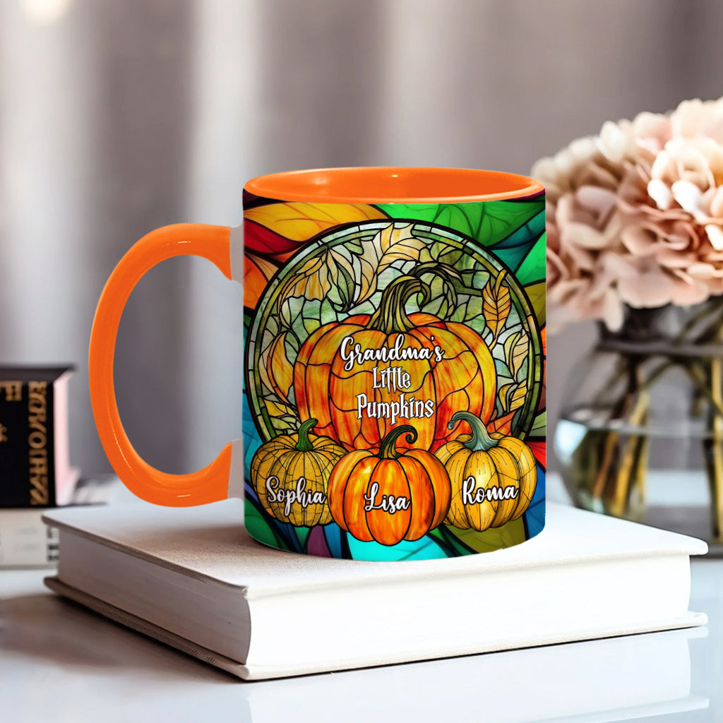 Mug personnalisé « Petites citrouilles de grand-mère » (titre au choix)