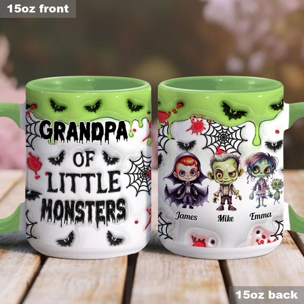 Grand-père des petits monstres (tous titres) - Mug personnalisé « Grand-père »