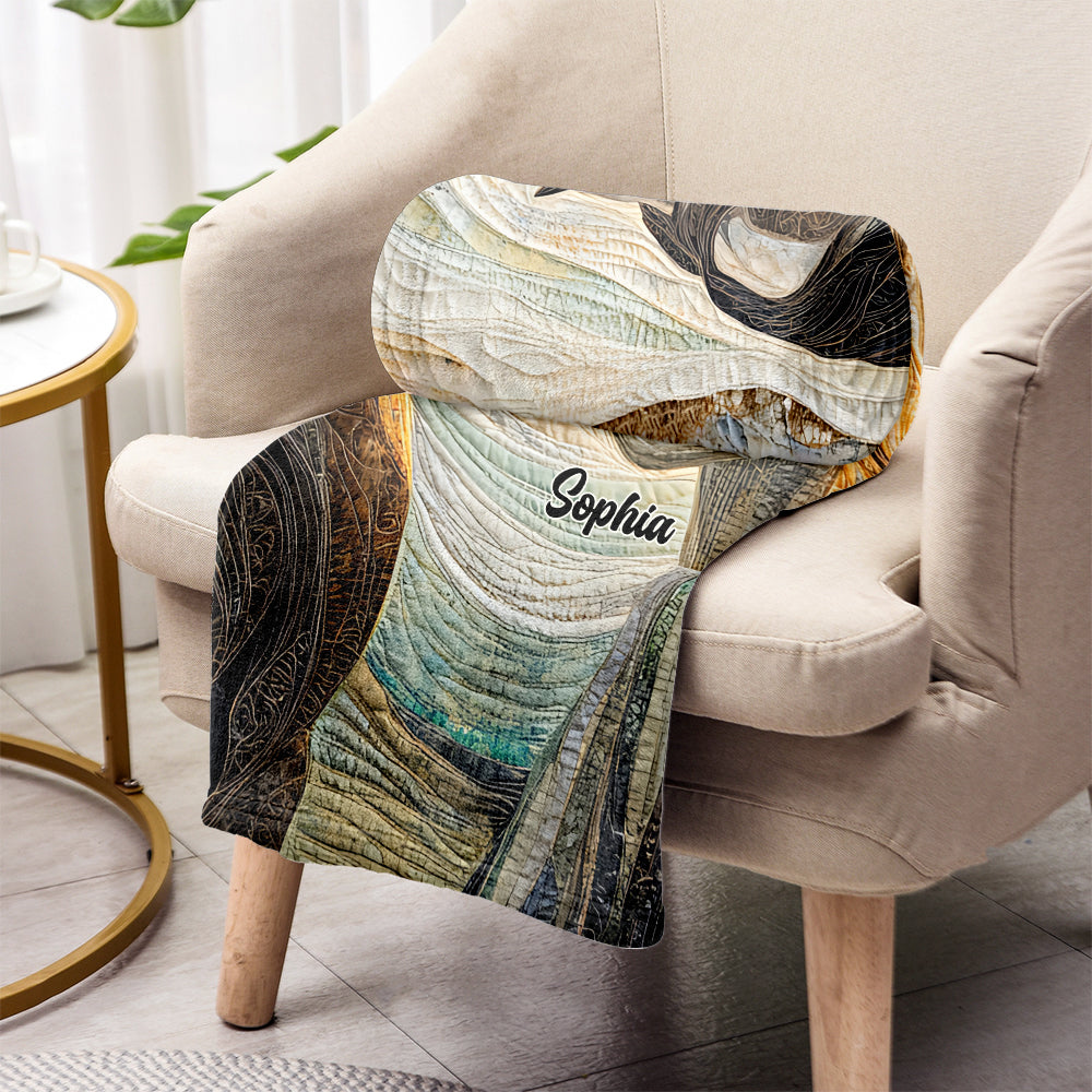 Juste une fille qui aime les chevaux - Couverture à cheval personnalisée