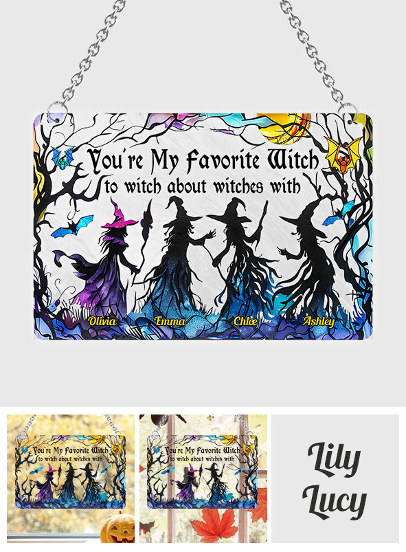 Girls Will Be Girls - Personalized Bestie Window Hanging Suncatcher Ornament