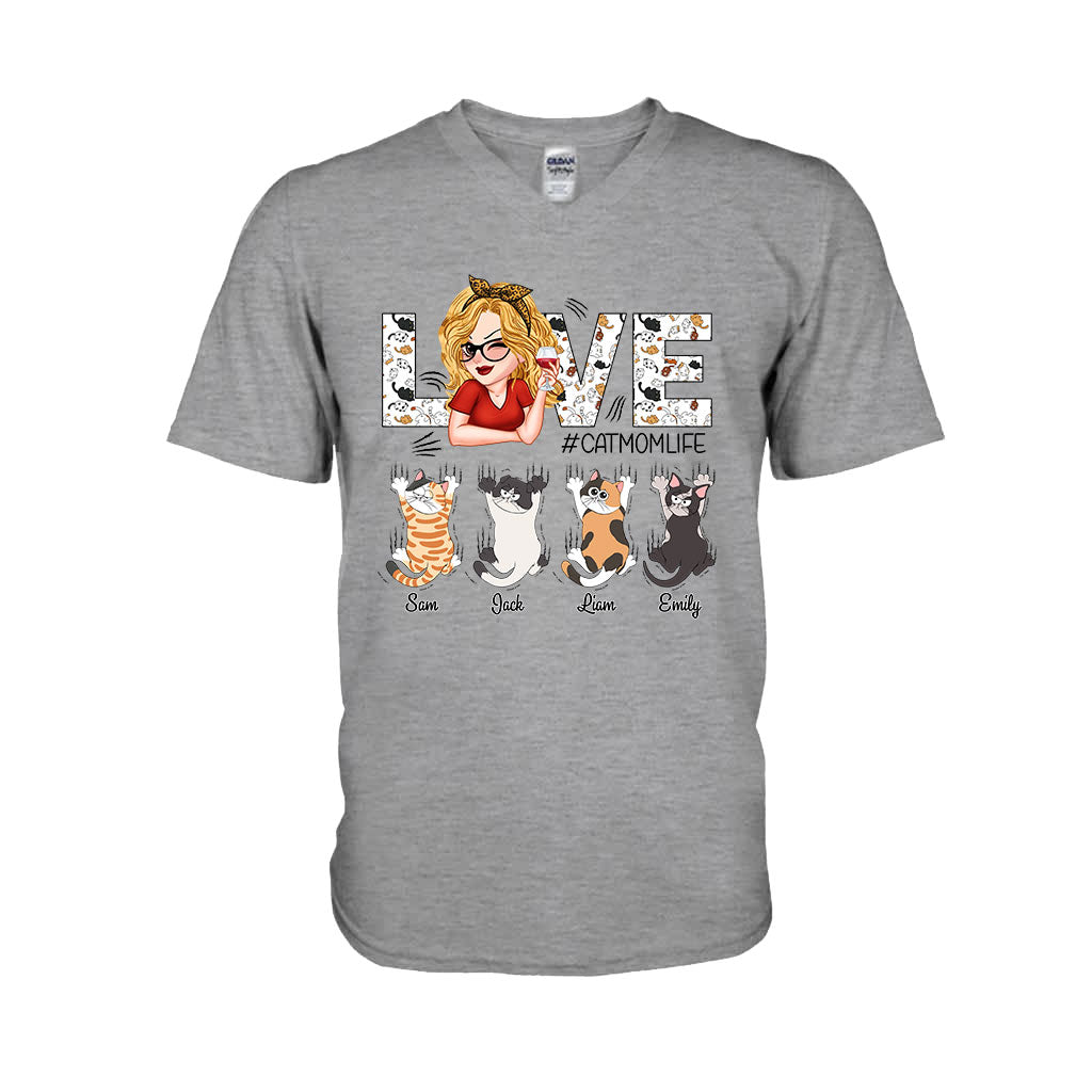 J'adore la vie de maman chat - T-shirt et sweat à capuche personnalisés pour chats