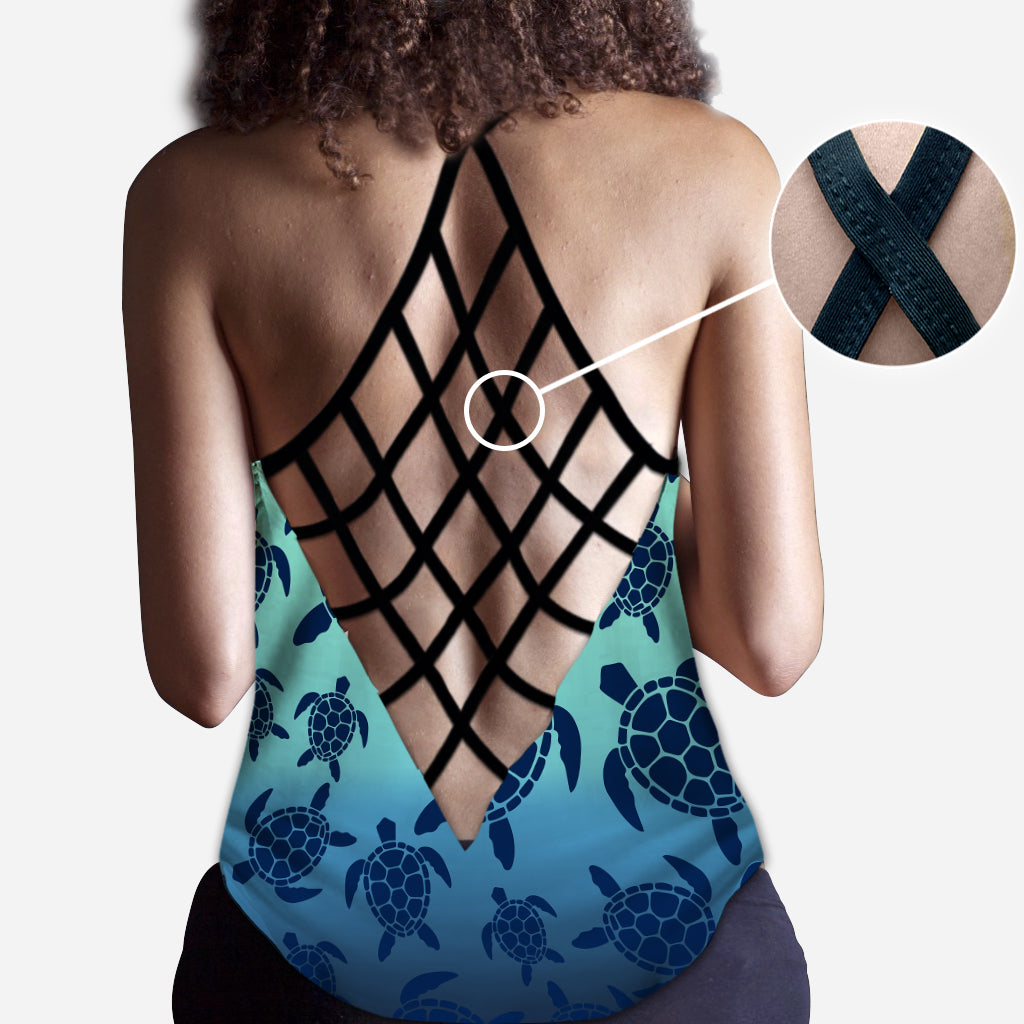 Always Salty - Débardeur et legging personnalisés à croix de tortue