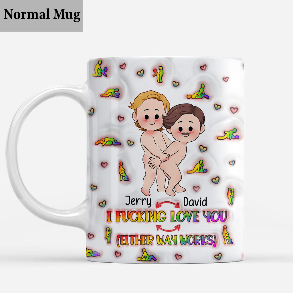 Je t'aime - Mug personnalisé de soutien LGBT