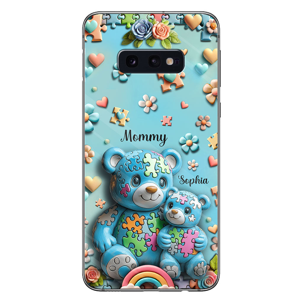 Mama Bear - Personalized Autism Awareness Phone Case