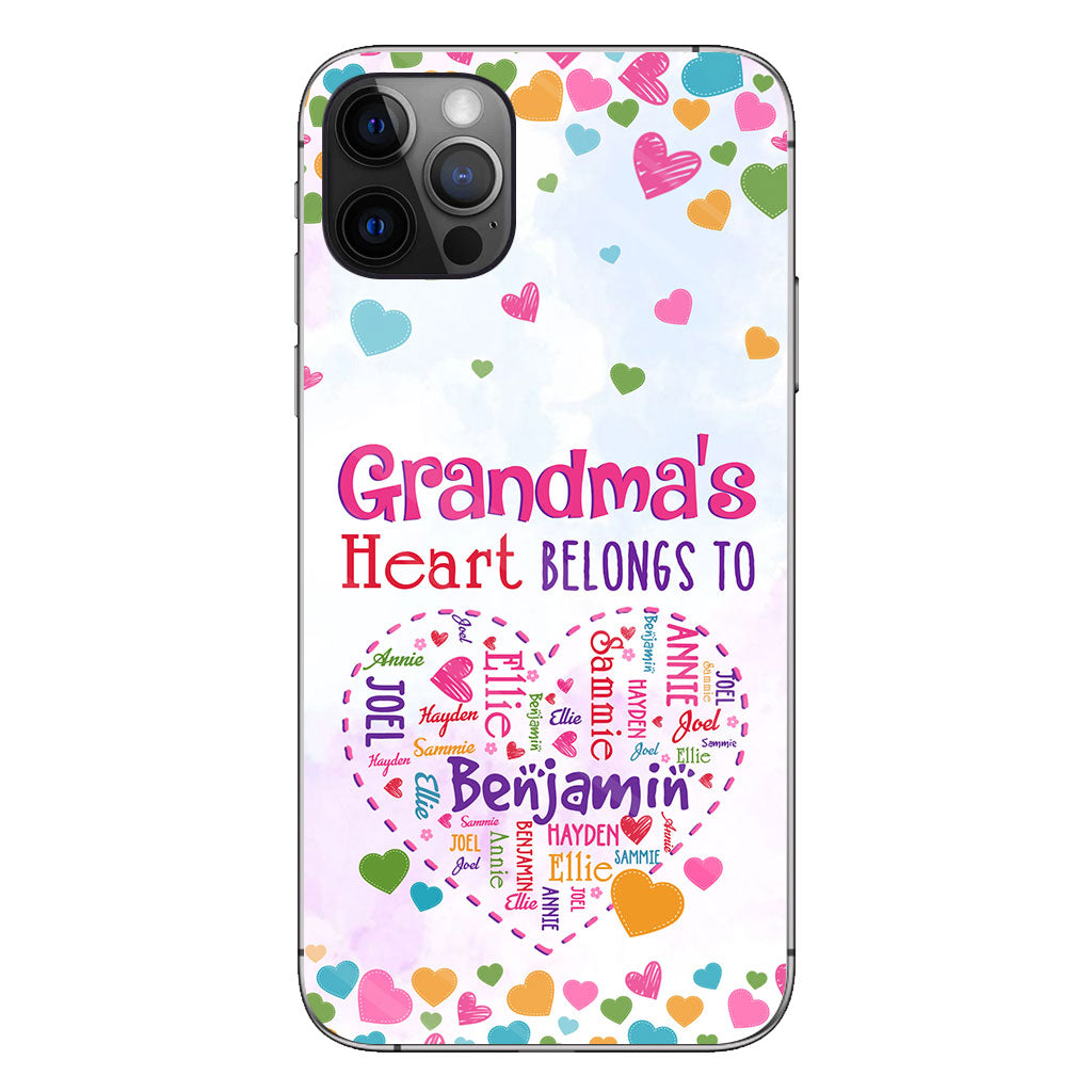 Coque de téléphone personnalisée « Le cœur de grand-mère »