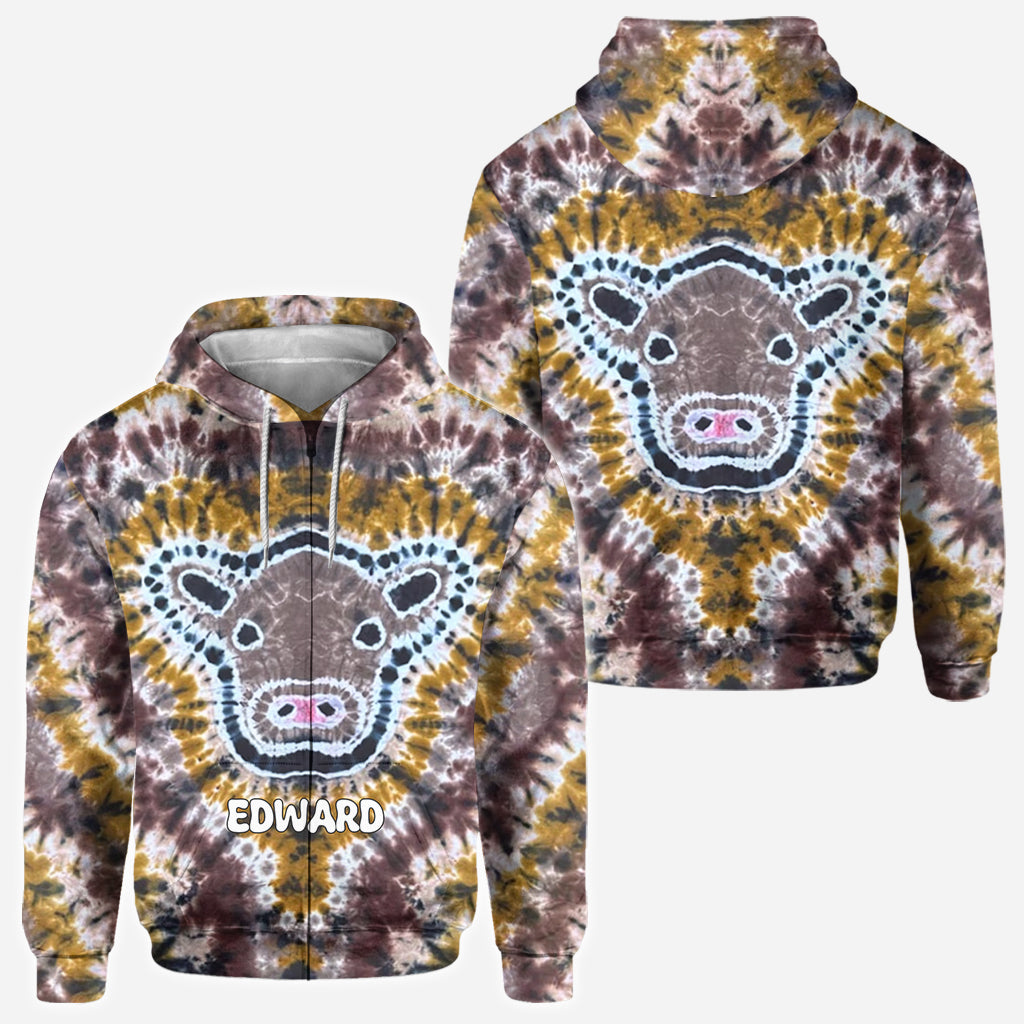 T-shirt personnalisé vache colorée - Vache intégrale