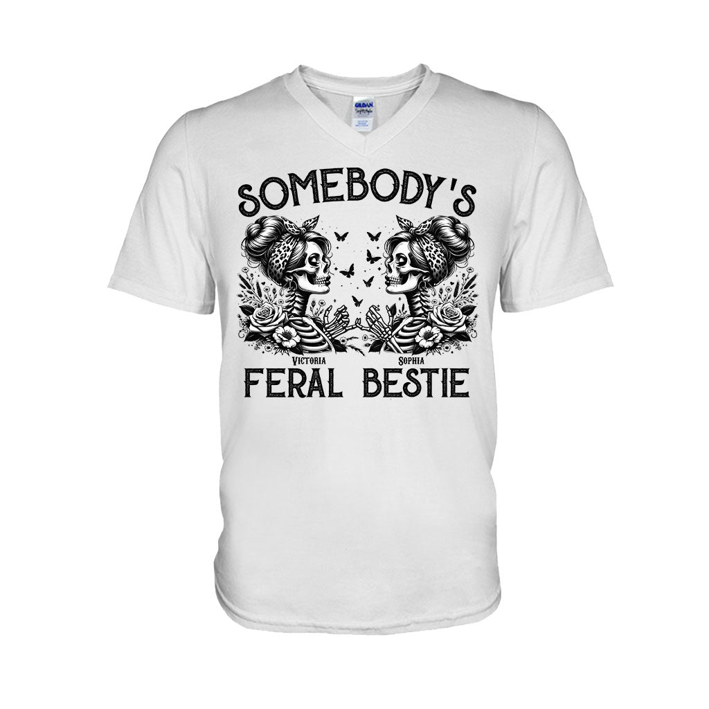 Spooky Besties Forever - Personalized Bestie T-shirt And Hoodie
