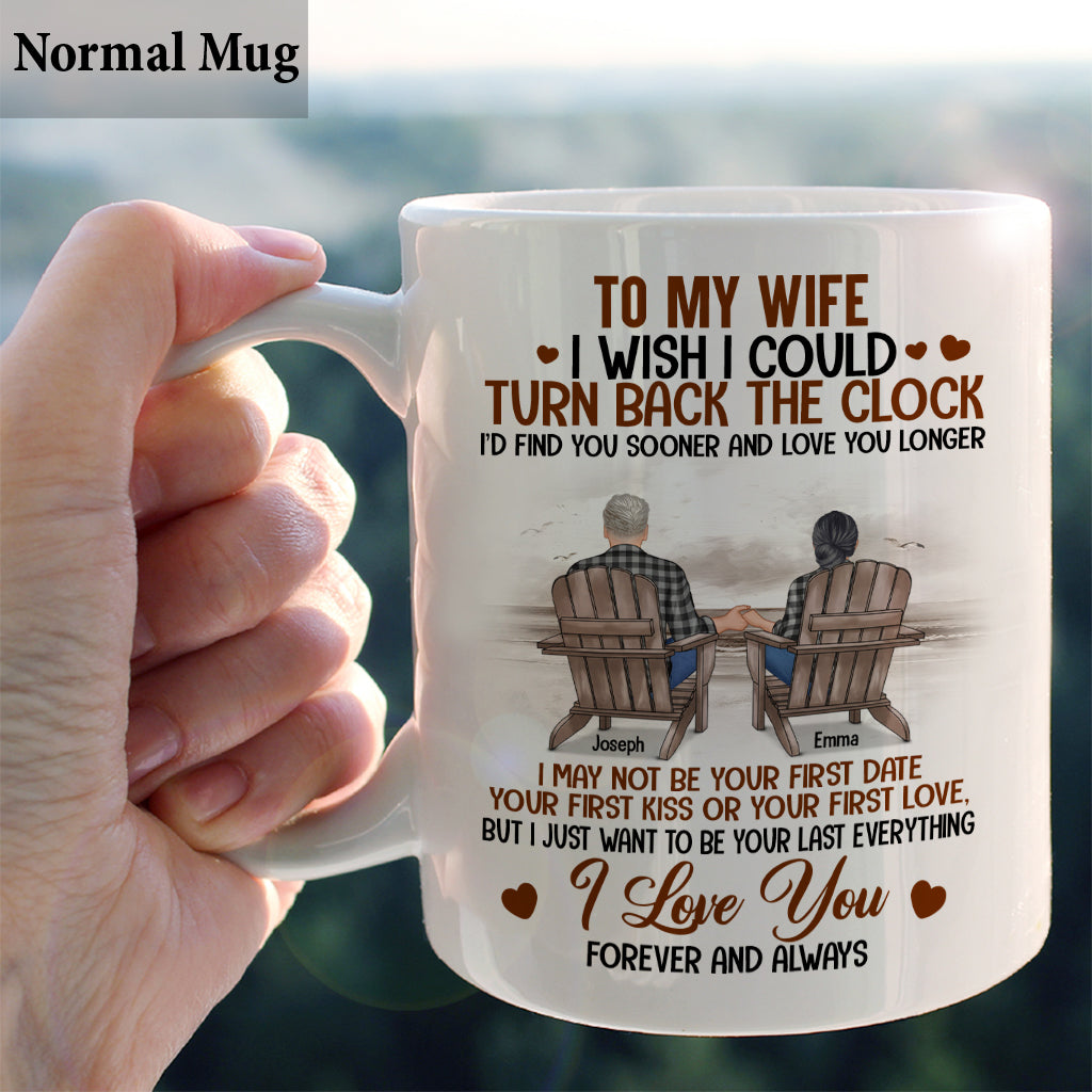 Mug personnalisé pour couple : Si seulement je pouvais remonter le temps !