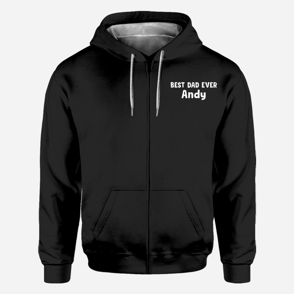 T-shirt « Road On The Back Massage Game » - T-shirt personnalisé pour papa