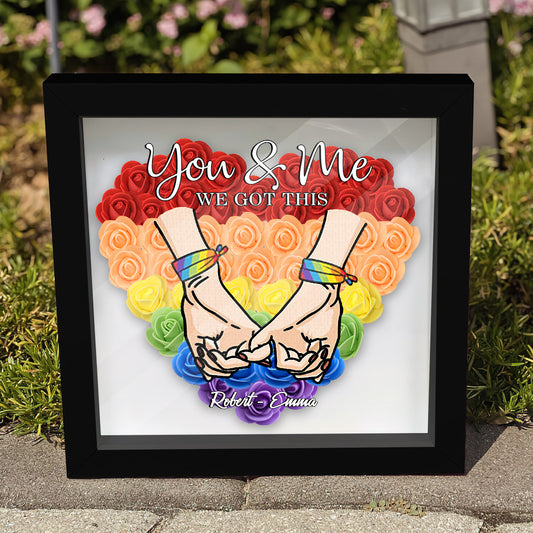 On s'en occupe - Boîte à fleurs personnalisée pour le soutien LGBT