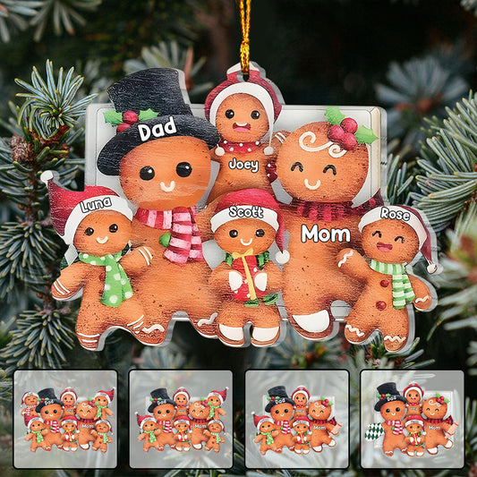 Merry Christmas - Personalized Family Ornament