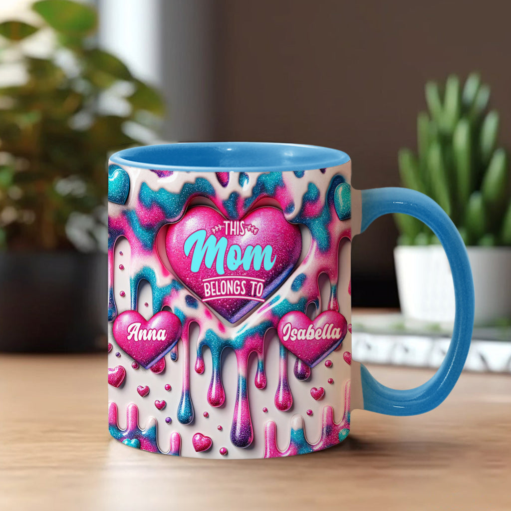 Cette maman appartient à - Mug personnalisé pour maman